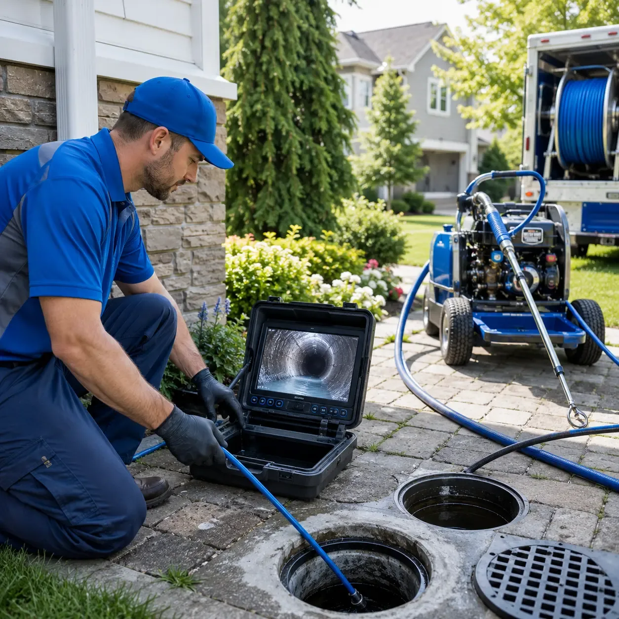 Outdoor drain cleaning professionals serving Fitzwilliam, NH